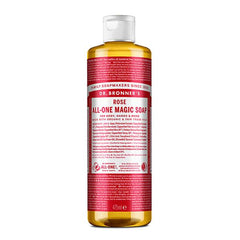 Organic Rose Castile Liquid Soap (473ml)