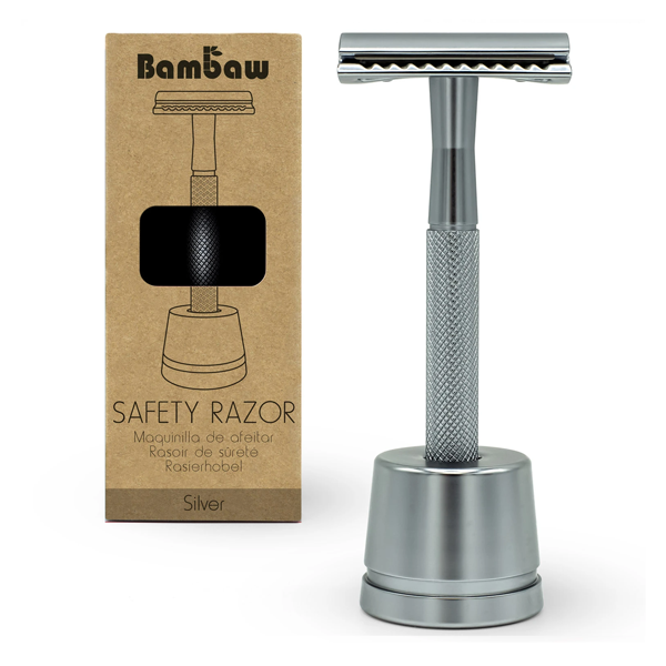 Metal Razor Silver + Stand