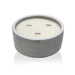 Large Round Candle - Patchouli & Dark Amber