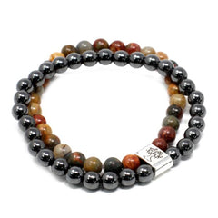 Magnetic Bracelet - Picasso Jasper