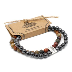 Magnetic Bracelet - Picasso Jasper