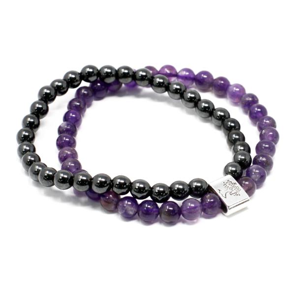 Magnetic Bracelet - Amethyst