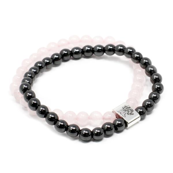 Magnetic Bracelet - Rose Quartz