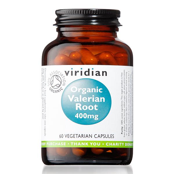 Viridian Organic Valerian Root 400mg (60caps)