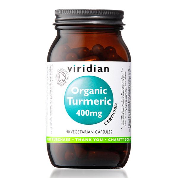 Viridian Organic Turmeric 400mg (90caps)