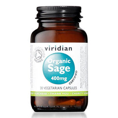 Viridian Organic Sage 400mg (30caps)