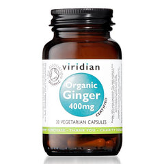Viridian Organic Ginger Root 400mg (30caps)