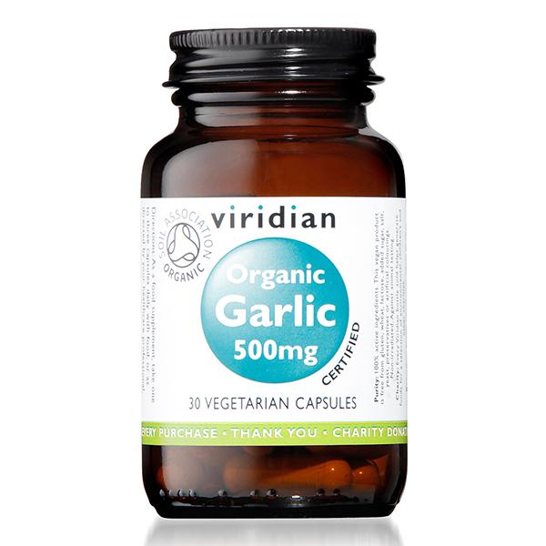 Viridian Organic Garlic 500mg (30caps)