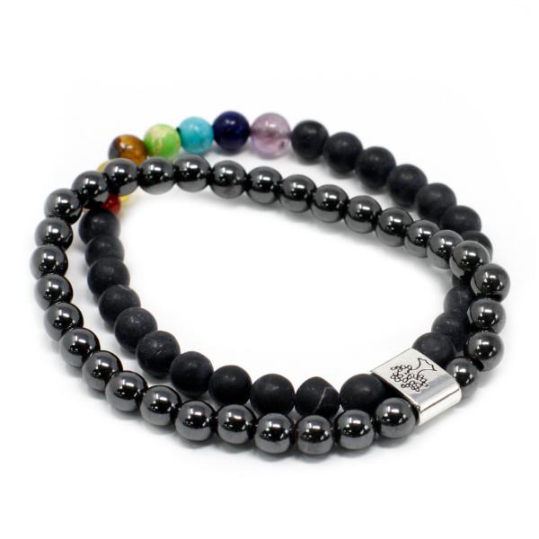 Magnetic Bracelet - Black Stone Chakra
