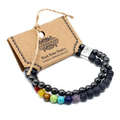 Magnetic Bracelet - Black Stone Chakra