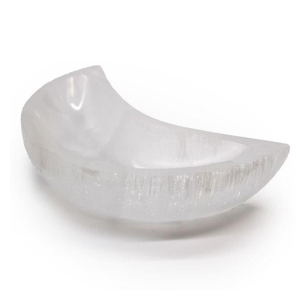 Selenite Moon Bowl (15cm)